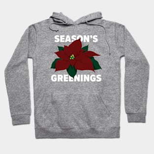 Poinsettia Greetings #1 Hoodie